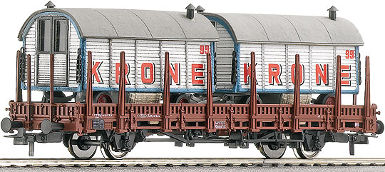 Stake car "Zirkus Krone"<br /><a href='images/pictures/Roco/66676.jpg' target='_blank'>Full size image</a>
